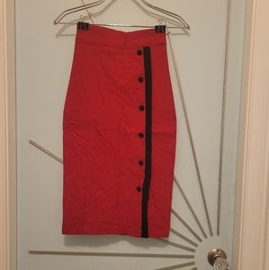 Rock steady pencil skirt